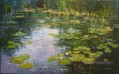 Impression d’un Lys d’eau de Monet Lok texturé